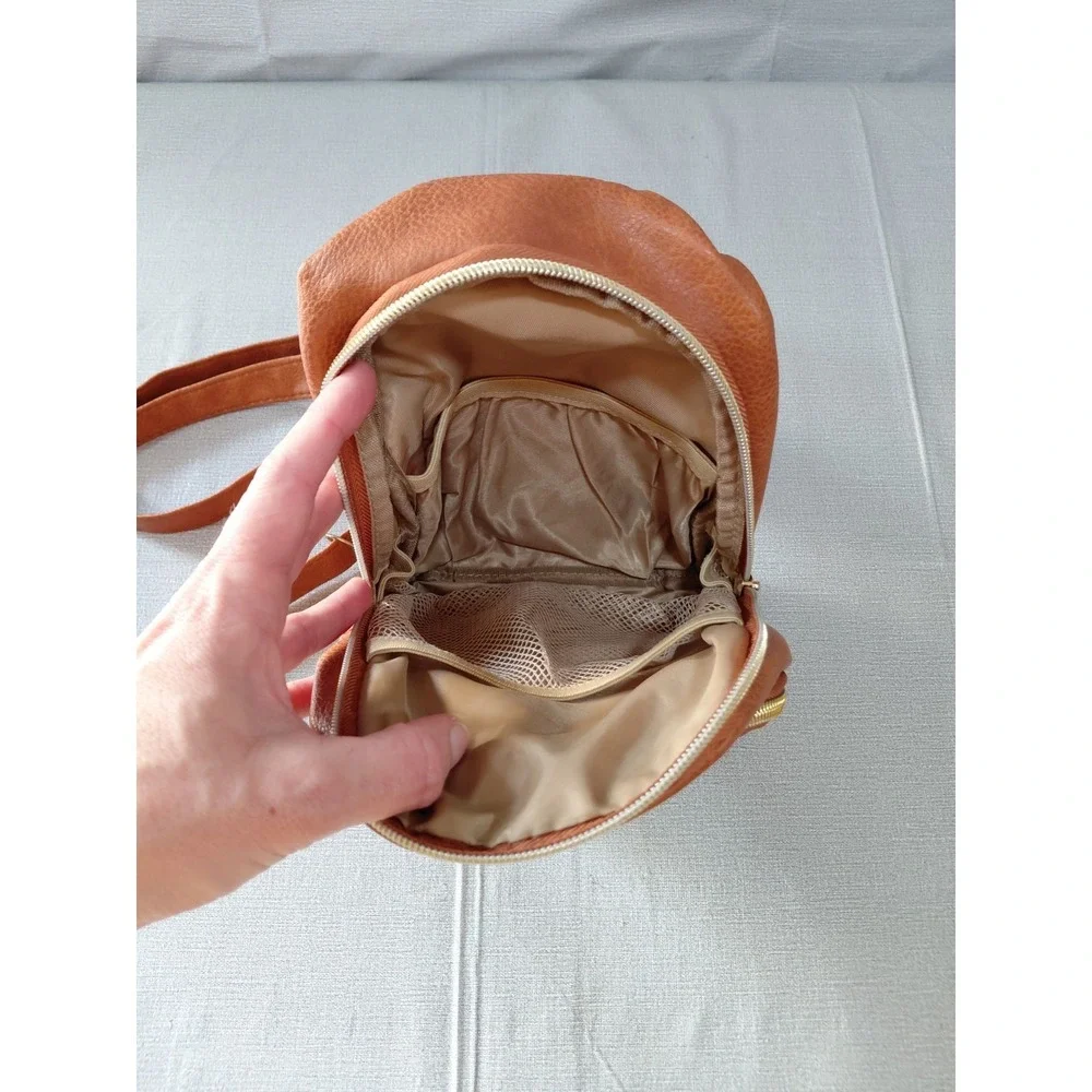 Purple Finch Mini Sling Crossbody Diaper Bag Backpack Pacifier Case Changing Pad